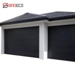 Safety Motorized Color Steel sectional Industrial Garage Door