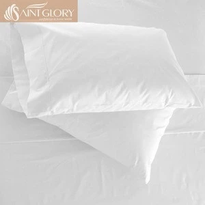 Saint Glory classic style cheap hotel standard size pillow cover wholesale pillow case