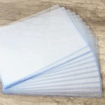 SAITAO Manufacturer Custom Full Size Document Card Sleeves Durable Clear PVC Regular Toploader