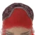 sakuraprincess centre parting synthetic red bob lace front wig