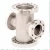 Import Sanitary Vacuum ISO-K Conflat CF 4way Pipe fitting for Pipe flange Stainless steel Cross Tee Elbow Concentric Reducer from China