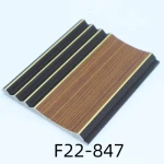 Saudi Arabia Size Interior Wall Covering Panels Charcoal Decor PS Wall Panel 12cm Width with Factory Price