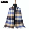 scotland style neckwear wool woven scarf