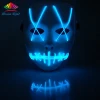 Sew mouth Halloween Mask LED EL Wire Mask