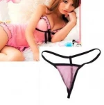 Sexy Women Pink Lace Baby Dolls Nightdress With Lingerie Babydoll