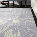 shaggy carpet rug nordic hand woven wool rugs  for bedroom