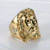 Shengyou Jewelry Silver Customized Logo Stainless Steel Gold Ring American Fashion Stainless Steel Ring