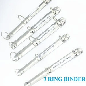 Sichuan hot 280MM 3 ring binder /ring clip with paper clip