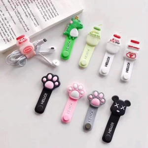Silicone Cable Organizer Cable Winder Earphone Cable Holder
