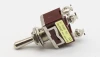 Silver Contacts high quality 3 screw momentary toggle switch,(ON) OFF (ON) spring return