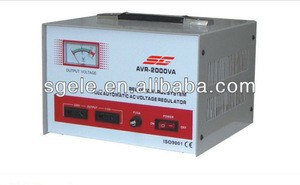 SINGLE PHASE ac Automatic Voltage regulator full automatic ac relay voltage stabilizer