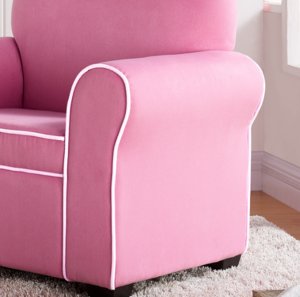 Single Pink Sofa For Kid