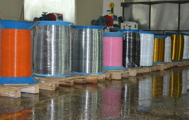 Single Spiral Coil Raw Material Nylon Coated Metal Wire