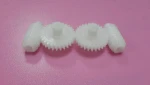 Small plastic worm and plastic worm gear for motor