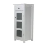 Small size modern bathroom cabinets with single drawer and 3 fixed shelves for spain market