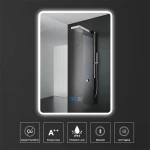 Smart LED vanity mirror with blue tooth dimister bathroom mirror EU style wall mounted frameless mirror customize