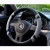 Import Soft ice silk + leather car steering wheel cover from China