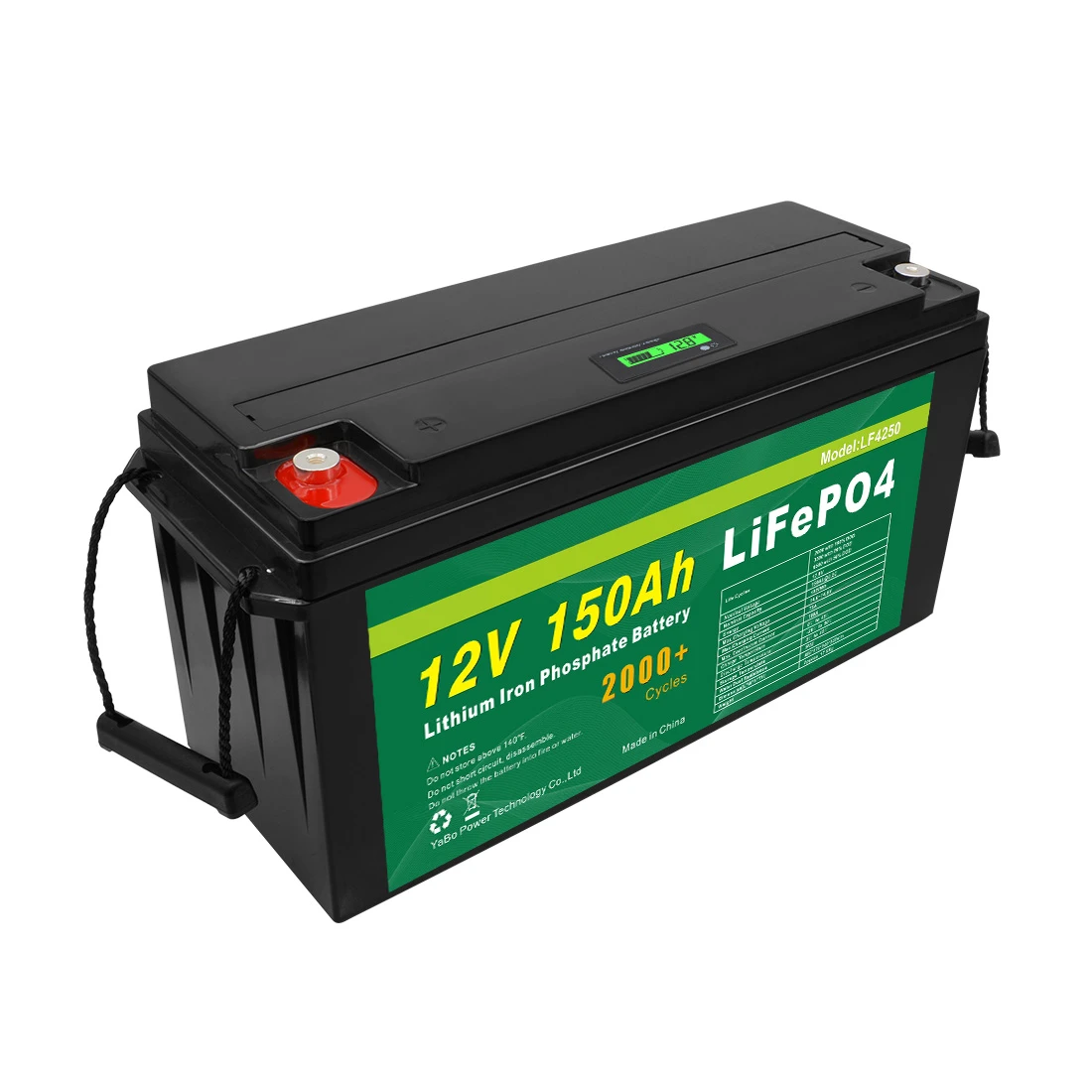 Solar Energy Storage Systems Cheap Price Make Deep Cycle 12.8V Rechargeable Li-Ion Lithium Battery 150Ah