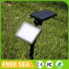Solar powered 48 led spotlight garden landscape way wall lamp for outdoor lawn
