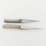 Solid Carbide V Shape Flat Bottom Engraving Milling Cutter CNC Router Bits for Wood/MDF/Plastic/Acrylic