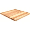 solid oak wood table top with eased edge for sale