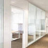 Soundproof aluminium laminated glass office wall partition,office cubicles glass