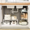 Space saving Kitchen Countertop Organizer Cupboard Stand Spice Rack Cabinet Pantry Shelf Sink Organization and Storage holder