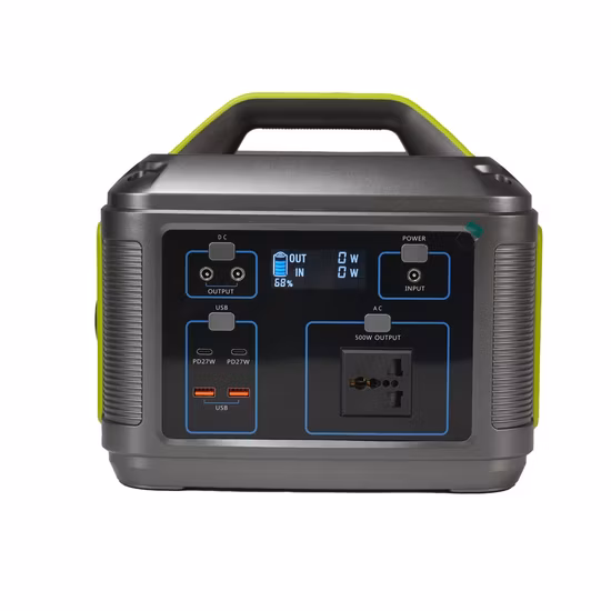500W 600W Portable Power Station Big Power Bank Solar Inverter for Home Outdoor Camping