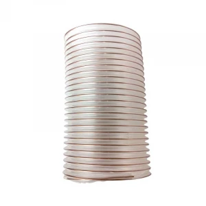 Special design pu coppered steel wire spiral ducting fast delivery