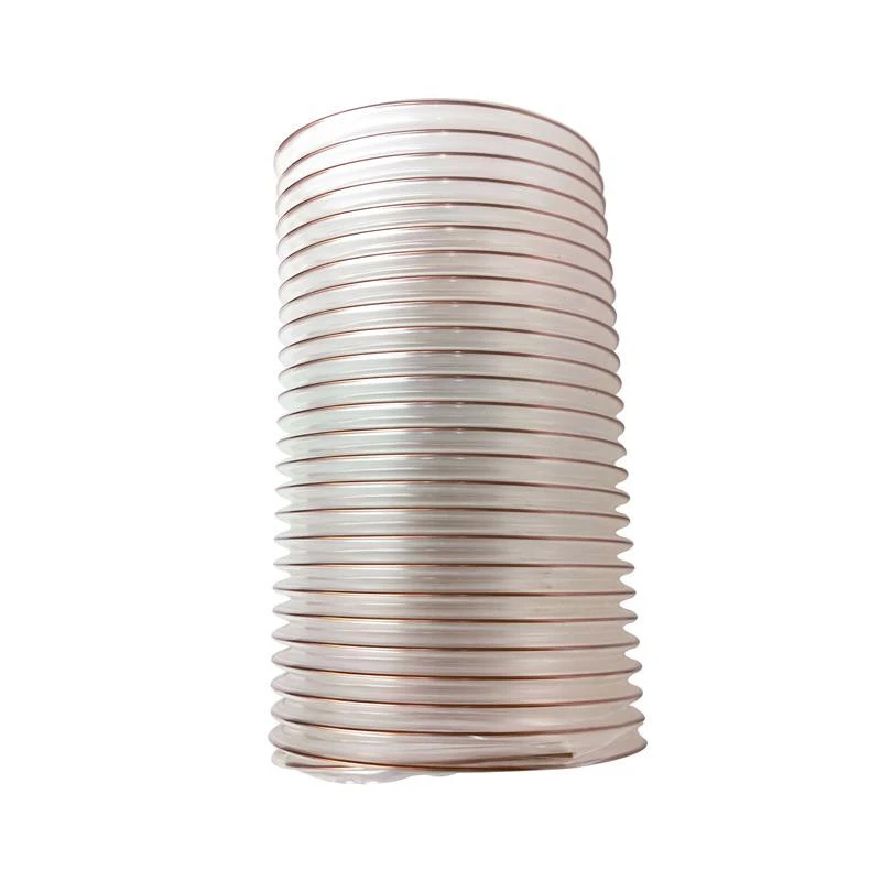 Special design pu coppered steel wire spiral ducting fast delivery