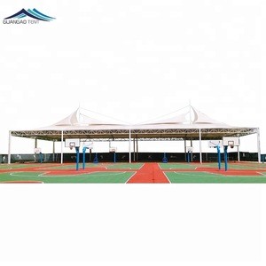 Sports roofing cover canopy gym pvdf tent membrane structure architecture school ,structural membrane