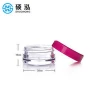 Square columnar 3ml 5ml 10ml PS plastic empty skin care cosmetic jar