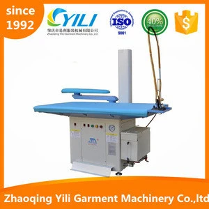 square electric steam ironing board press ,electric heating buck arm steam generator vacuum blowing function