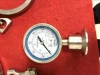 SS316L Sanitary Stainless Steel Clamped Liquid Oil Filled Diaphragm Pressure Gauge