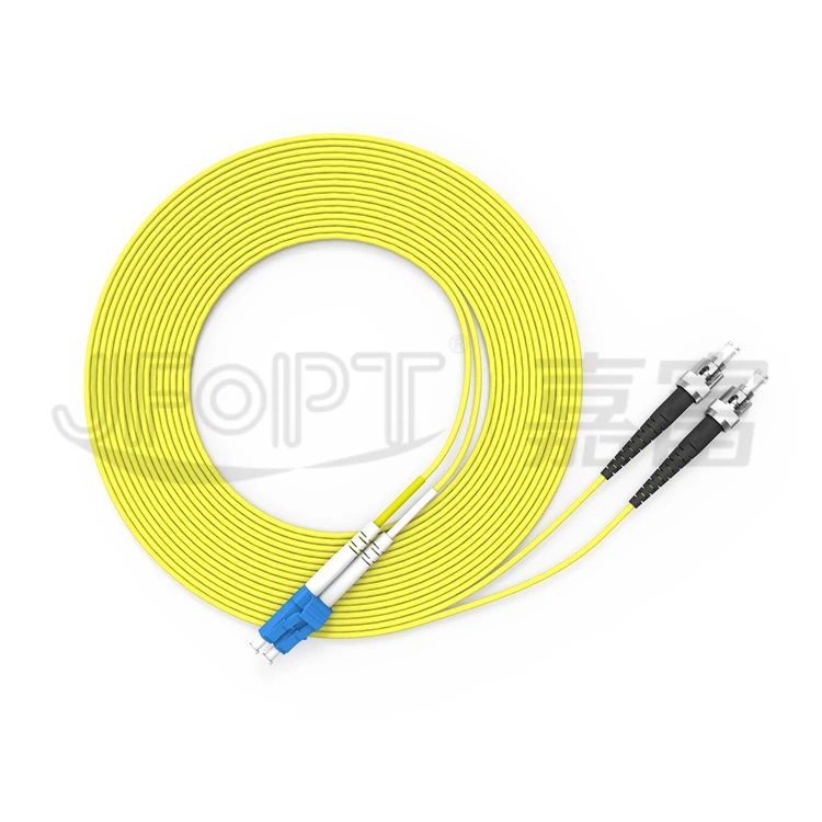 ST fiber optic patch cord G652D G657A1 G657A2 G657B3 G655 LC-ST SM DX fiber optic patch cord
