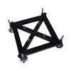 Stage Lighting Roof Box Truss Display With Truss  Columns Base Plate with wheels