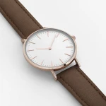 Stainless steel back 3atm waterproof minimalist Wristwatches men with your logo