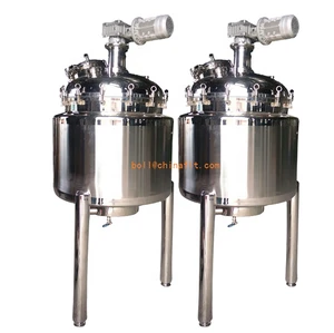 stainless steel double jacketed reactor