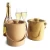 Import Stainless Steel Double-layer Ice Bucket barware set wine chiller bucket from China
