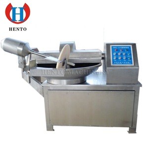 Stainless Steel Meat Bowl Cutter / Mosaic Chopping Machine