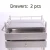 Import Stainless steel medical cart with two drawers and four wheels Hospital Trolley Stainless steel mobile car from China