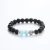 Import Stainless Steel Personalized Bracelet Natural Stone Outlet Handmade Painted Rnatural Stone Charm Bangle Bracelet from China