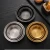 Import Stainless Steel Sauce Bowls Round Seasoning Dishes Mini Saucers Dishes Sushi Dipping Bowel Appetizer Plate from China