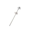 Stainless steel thermocouple K type temperature probe high temperature electrothermal couple sensor with straight rod