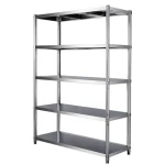 stainless steel warehouse rack kitchen metal storage shelf