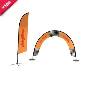 Standard 1.45x2.6M Solid color air track gate banner