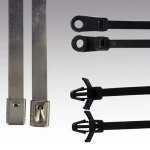 stationary type Nylon Plastic Wire Cable Ties with 50-lb Self Locking cable ties