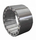 Stator and Rotor Core for Permanent Magnet Motors with Laminated Silicon Steel