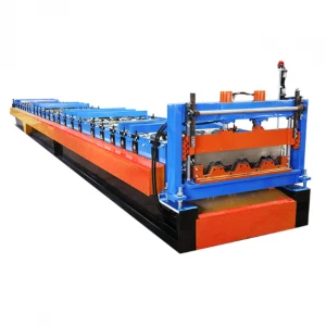 Steel Deck Roll Forming Machine Xiamen Machine Floor Tile Decking Making Machine Galvanized Sheet(gi),cold Roll Steel(crc) 18mm