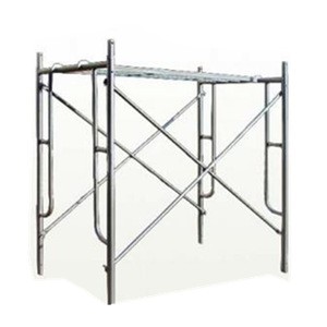 (Step ladder style) H-frame scaffolding for upstair